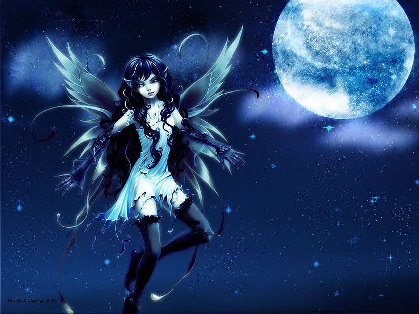 random girly icons fairy! and background HD wallpaper