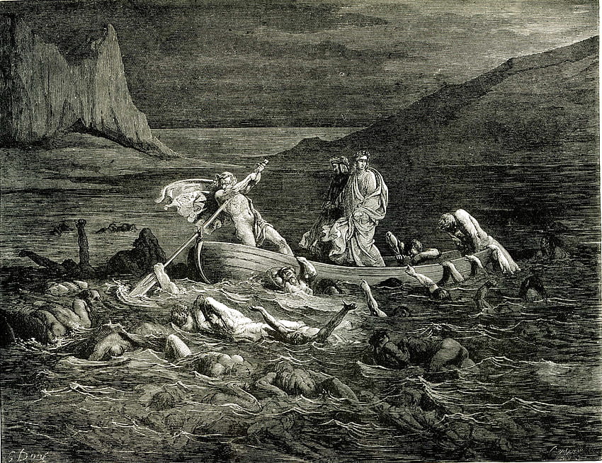 Dante Alighieri, Gustave Doré, İlahi Komedya, Dante&039;s, Dante Cehennem HD duvar kağıdı