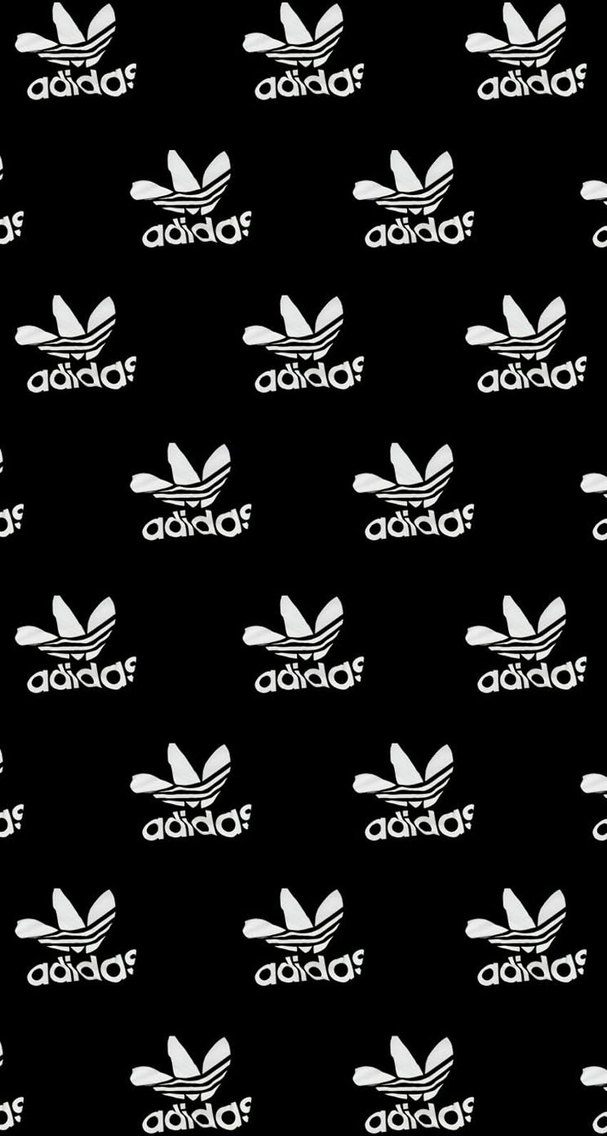 Adidas Black and White Aesthetics HD тапет за телефон