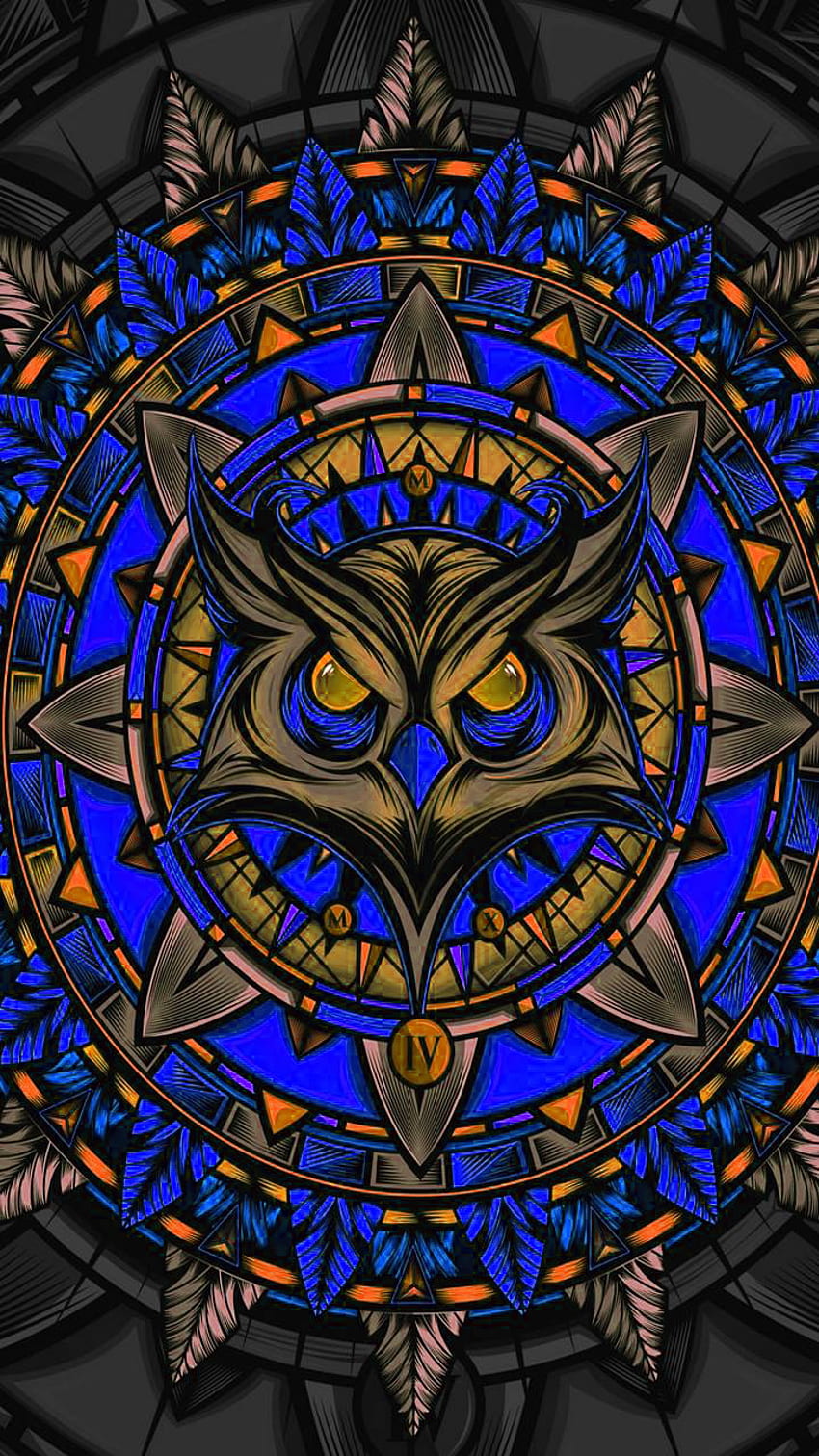 Biru perkasa – Kulit Gila, Burung Hantu Perkasa wallpaper ponsel HD