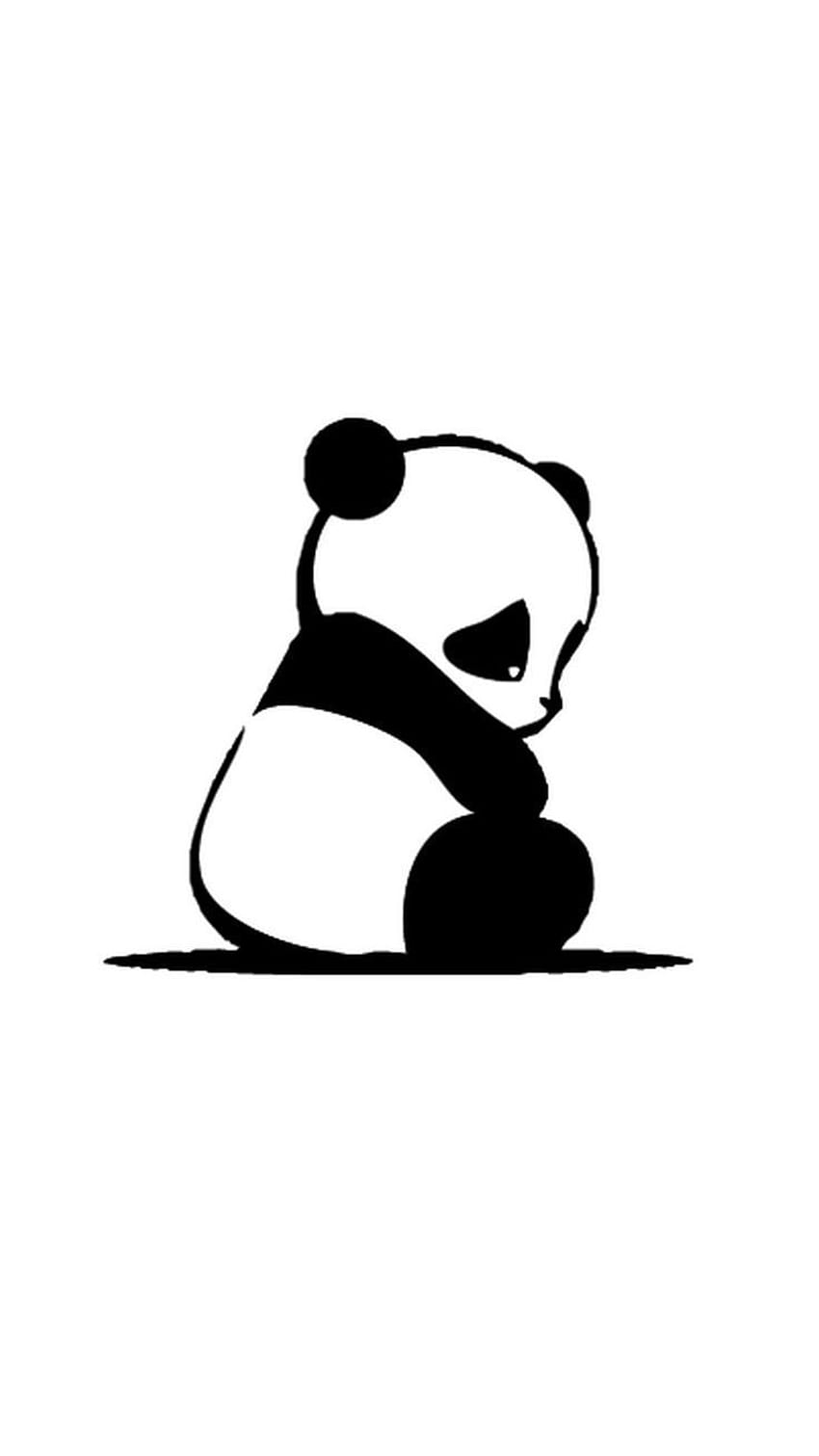 New Mobile – – full & Background . Cute panda , Panda drawing, Panda, Lazy Panda HD phone wallpaper