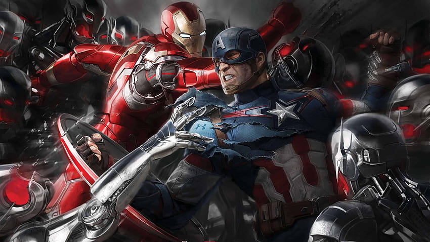 Captain America And Iron Man Civil War U , Captain and Iron Man HD wallpaper  | Pxfuel