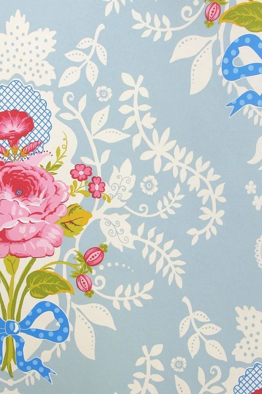 Pip Studio the Official website - Shabby Chic blue HD phone wallpaper