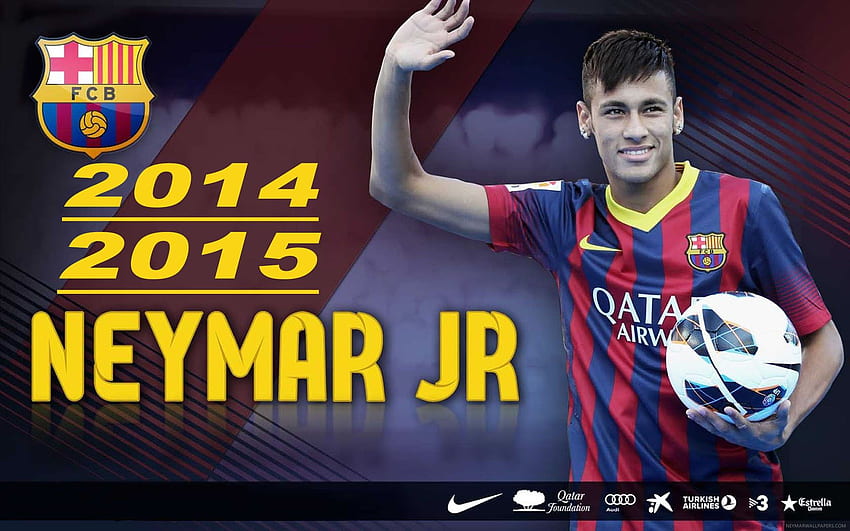 Neymar Da Silva Santos Júnior○Skills Goals Assists 2014 2015 HD wallpaper