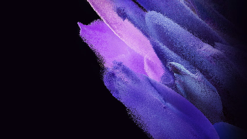 Samsung Galaxy S21 , Stock, AMOLED, Particles, Purple, Pink, Abstract, Black and Pink Abstract Flowers HD wallpaper