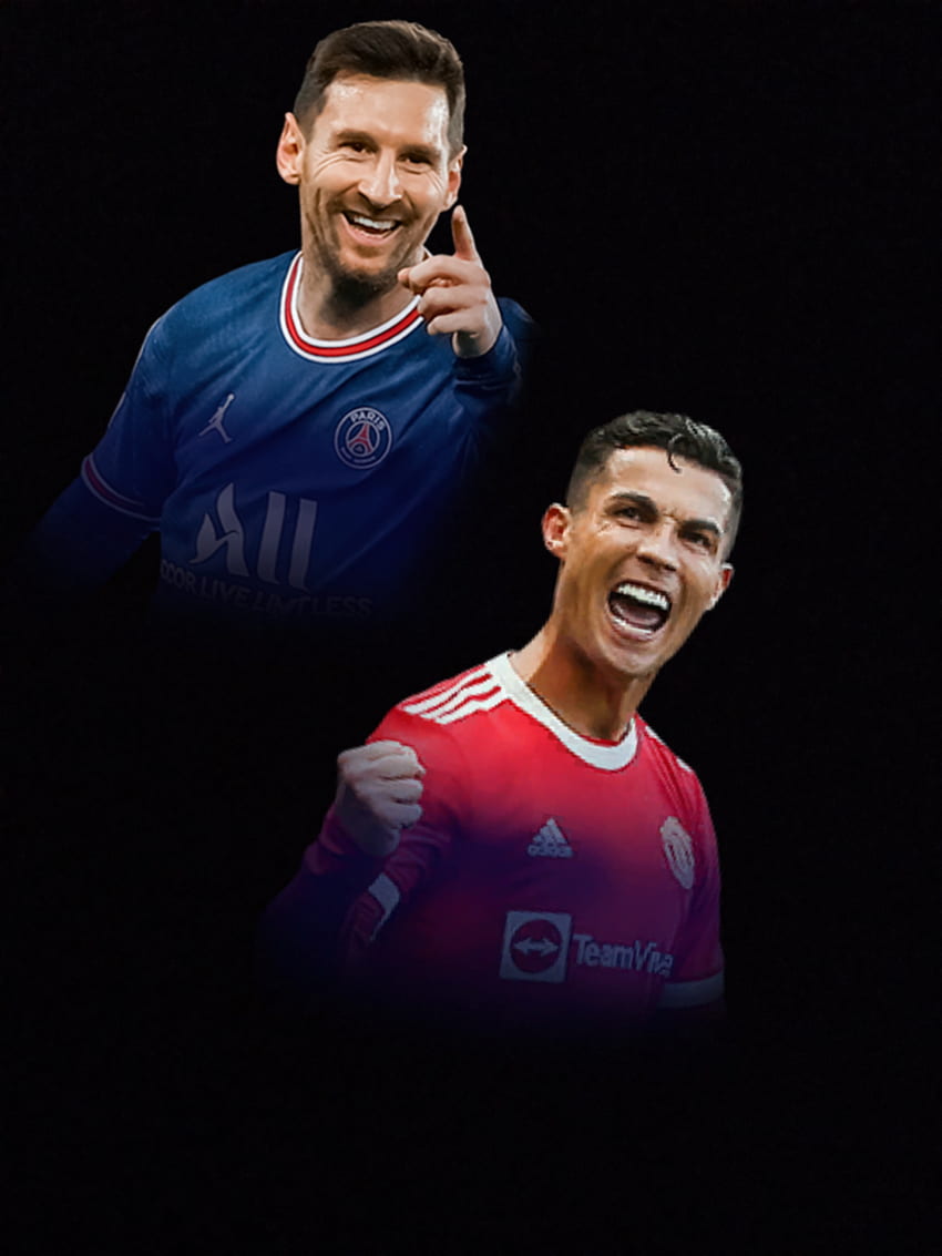 Zwei ZIEGEN, Ronaldo, Messi HD-Handy-Hintergrundbild