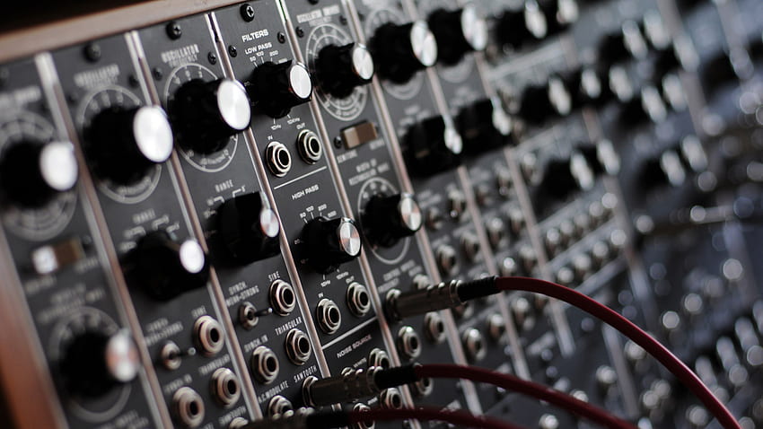 A Moog modular synthesizer. HD wallpaper