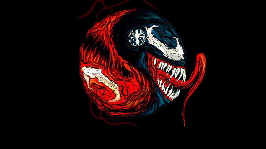 venom carnage wallpaper