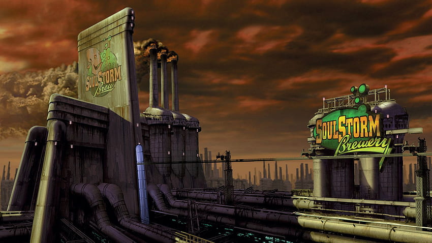 SoulStorm-Brauerei, Oddworld Soulstorm HD-Hintergrundbild