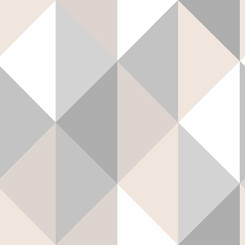 РАЗПРОДАЖБА. Nordic Triangle Pink Grey . Arthouse 905001 – WonderWall, розово сиво HD тапет за телефон