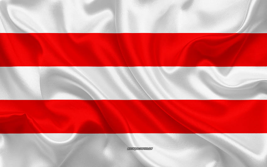 ธงชาติ Usti nad Labem สาธารณรัฐเช็ก เนื้อผ้าไหม ธง Usti nad Labem เมืองเช็ก Usti nad Labem วอลล์เปเปอร์ HD