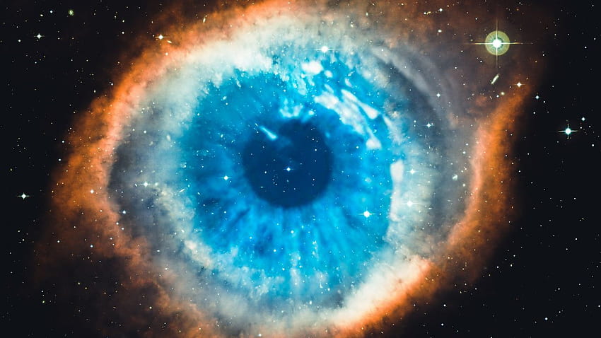 Helix Nebula, Eye, Galaxy, Universe, Stars HD wallpaper