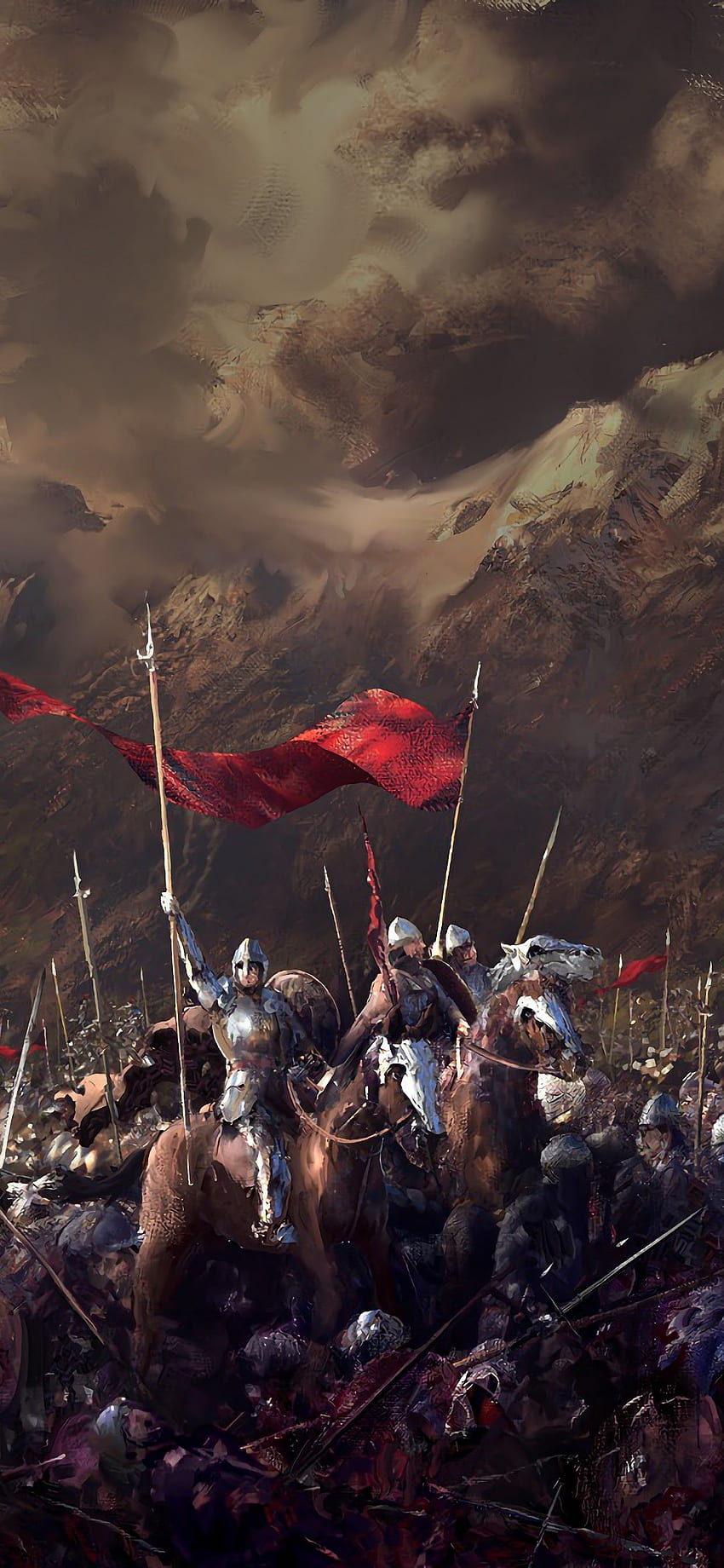 Knights Battlefield Army Medieval, Epic Medieval HD-Handy-Hintergrundbild