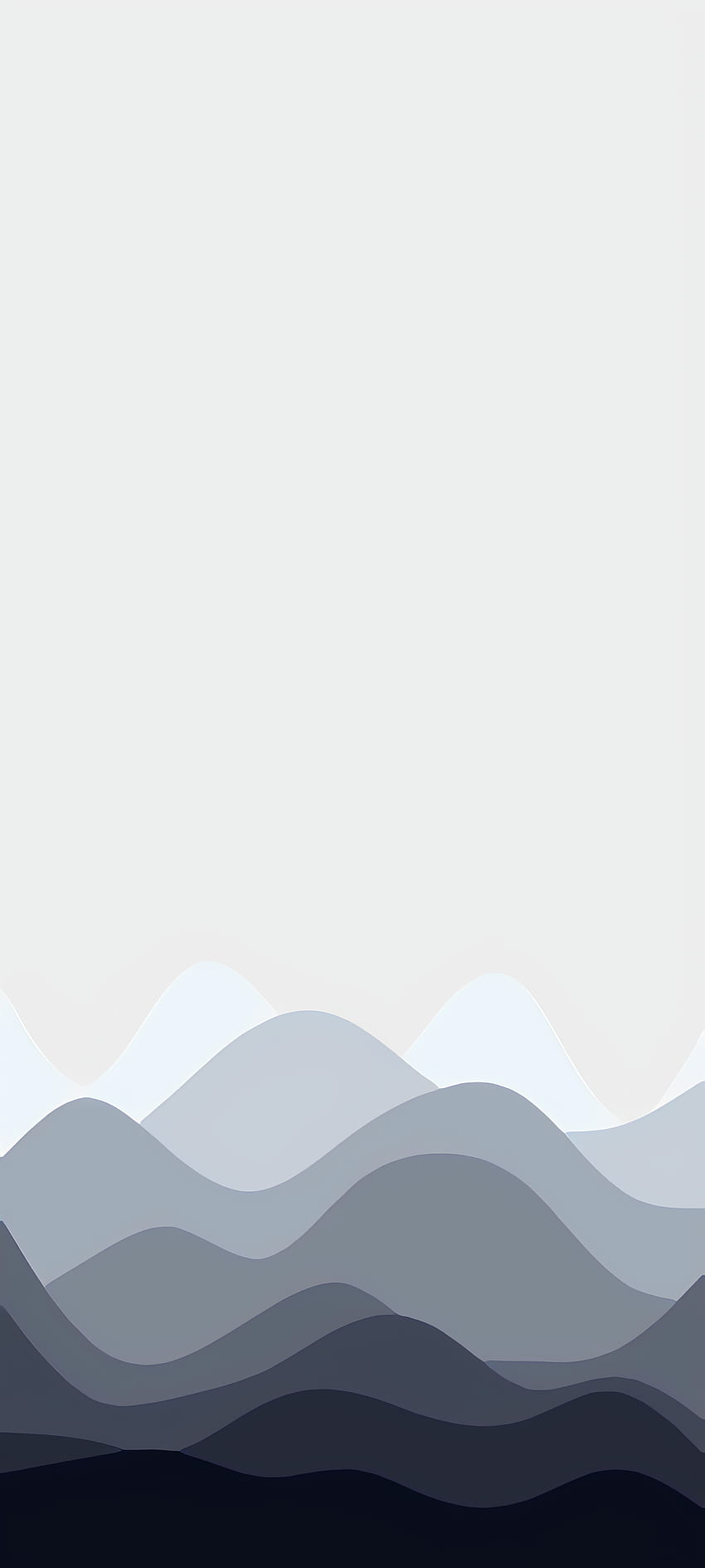 Ondas abstractas para iPhone, Onda minimalista fondo de pantalla del teléfono