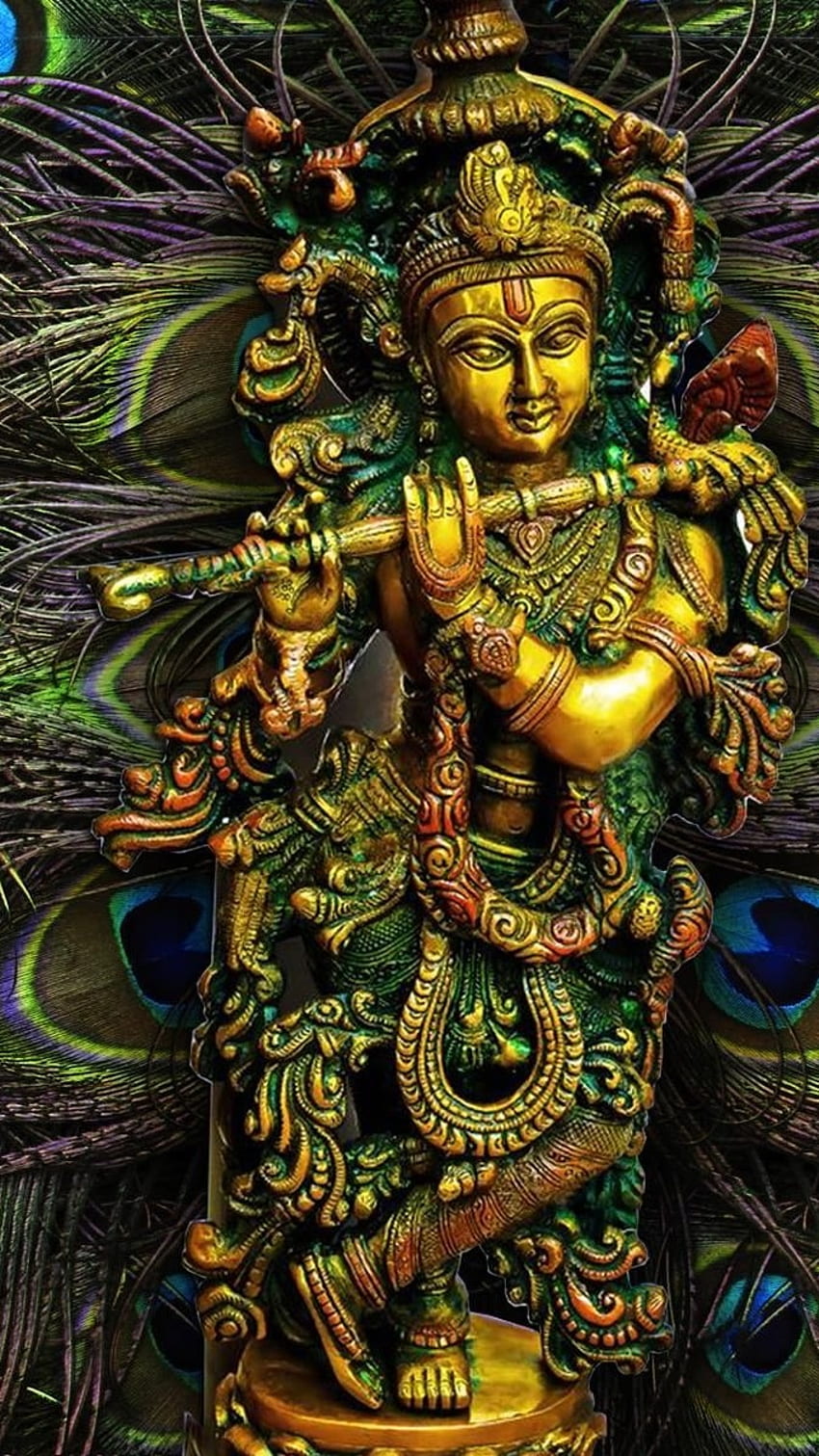 Krishna, Estátua de Krishna, krishna, estátua, senhor krishna Papel de parede de celular HD