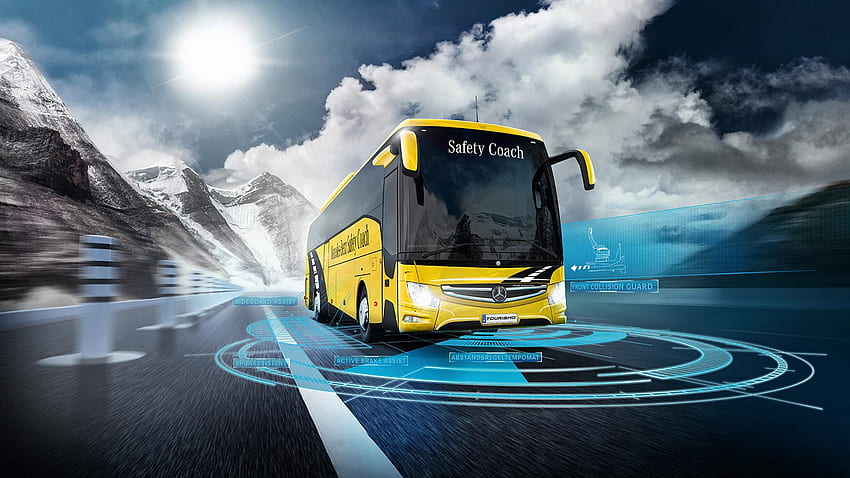 Omnibus Magazine: Evolution Of Safety – Mercedes Benz Buses, Safety First HD wallpaper