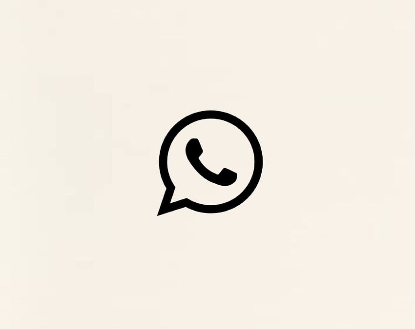 WhatsApp Icon Cream. App icon, Ios icon, iPhone icon HD wallpaper
