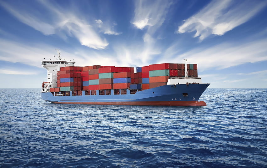 Container Ship, Cargo HD wallpaper