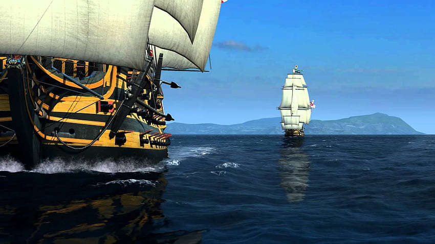 Action navale: essai HMS Victory . Naval, Hms victoire, Grands voiliers Fond d'écran HD