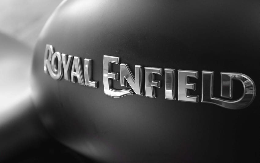 Bike, Bullet, Royal Enfield, Monochrome, Logo, , , Background, Wyrulm, Royal Enfield Dark HD wallpaper