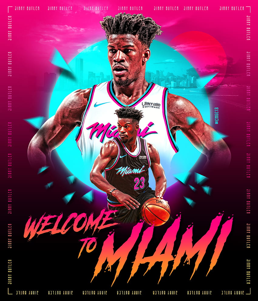 Jimmy Butler Miami Heat (Página 1), Cool Miami Heat fondo de pantalla del teléfono