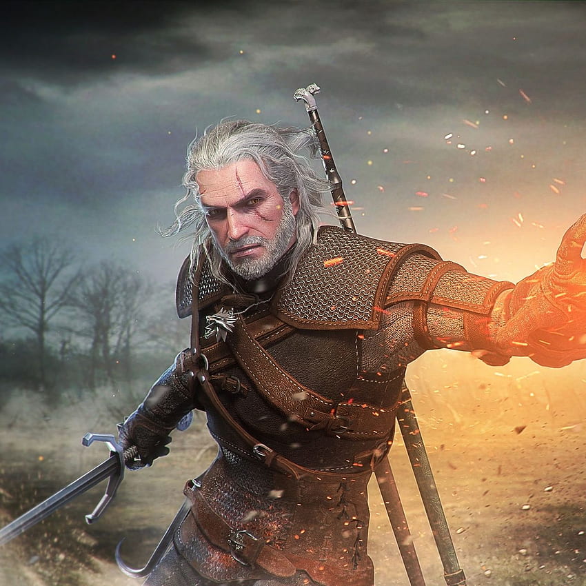 Witcher 3 digital wallpaper, magic, The Witcher, Geralt of Rivia, The  Witcher 3: Wild Hunt HD wallpaper | Wallpaper Flare