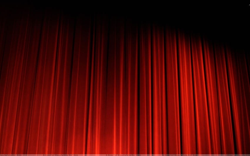 Red Curtain In Cinema - Black Lodge Curtains - & Background HD wallpaper