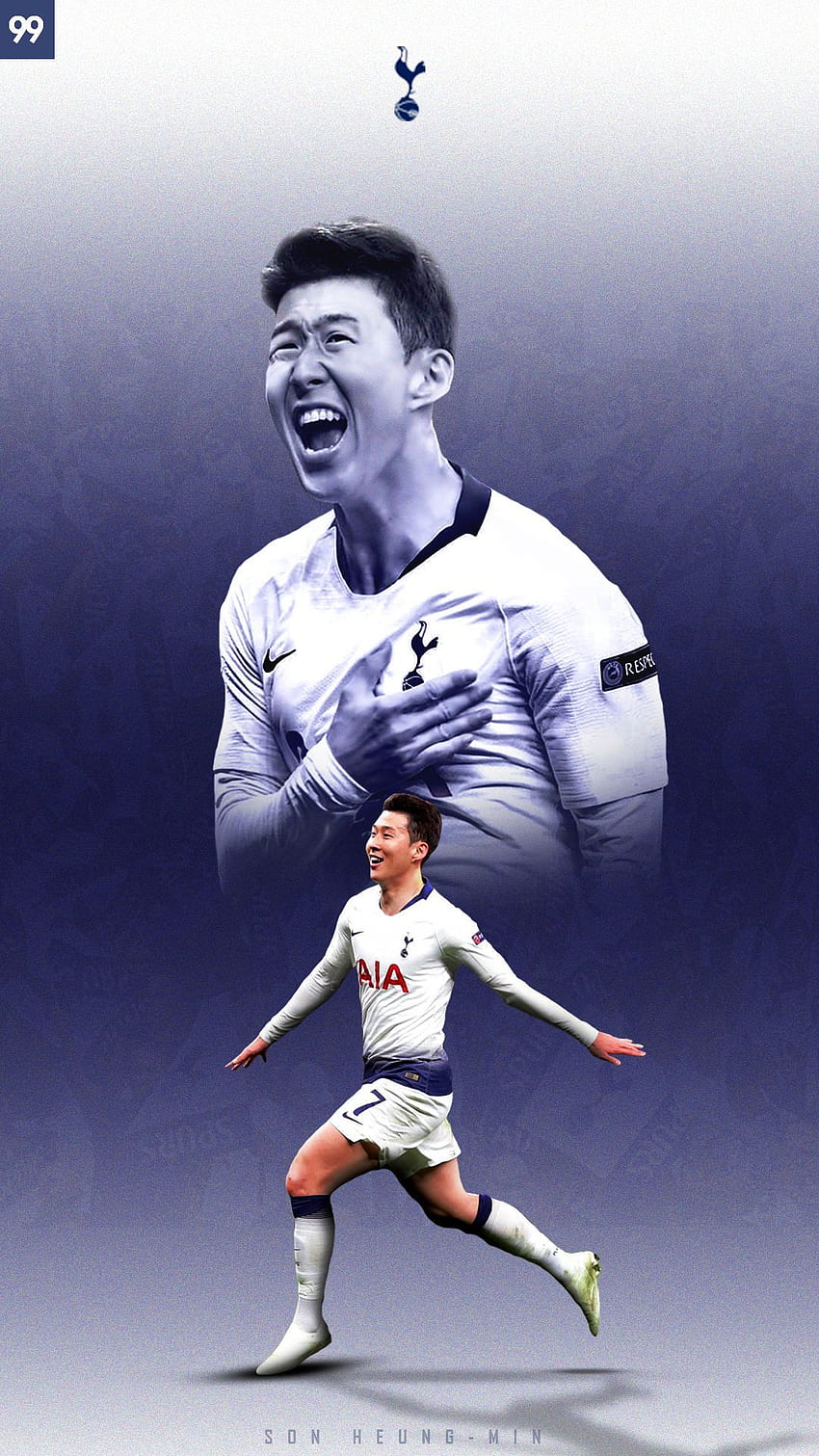 Son Heung Min. Tottenham Hotspur X, Son Heung-Min HD telefon duvar kağıdı