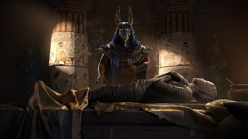 Assassin's Creed : Origines, Égypte, pharaon, momie U,, Guerrier égyptien Fond d'écran HD