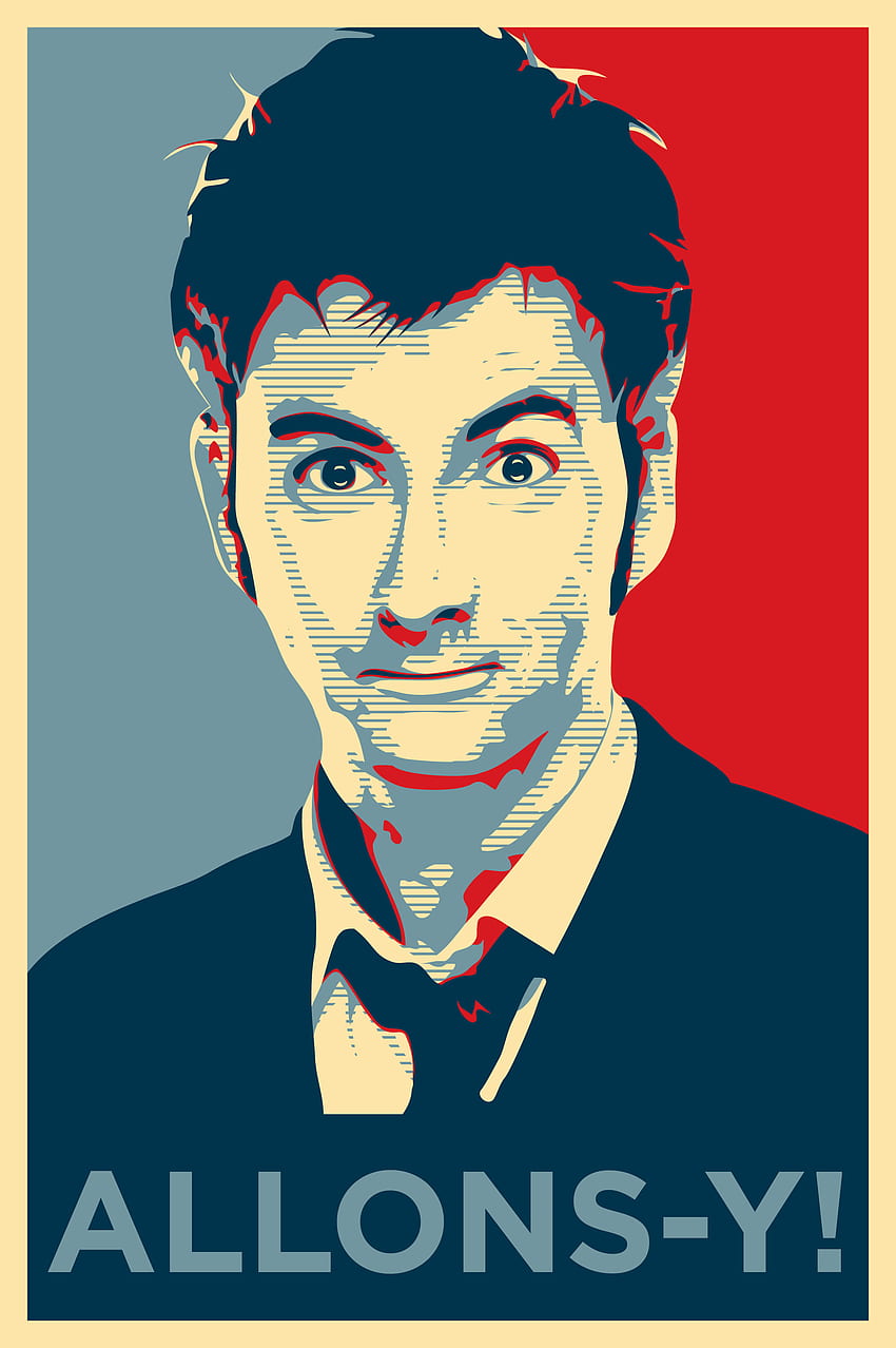 David Tennant Doctor Who Allons Y 10th doctor allons y HD phone wallpaper