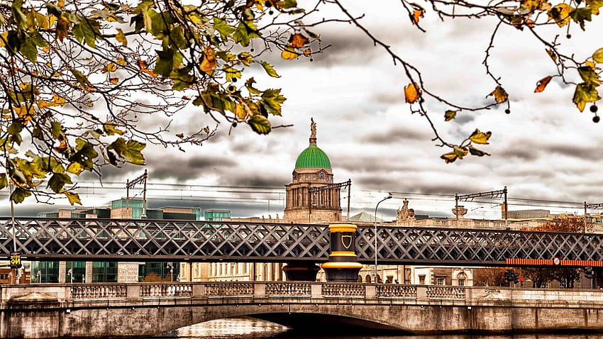 arquitectura, paisaje urbano, ciudad, capital, ciudad de dublín fondo de pantalla