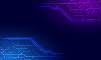 Circuit board technology background. purple and blue light   system concept. 7523400 Vector Art at Vecteezy HD  wallpaper | Pxfuel