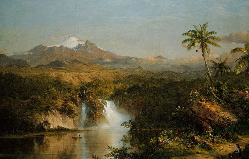 landscape, mountain, , the volcano, Frederic, Cotopaxi HD wallpaper