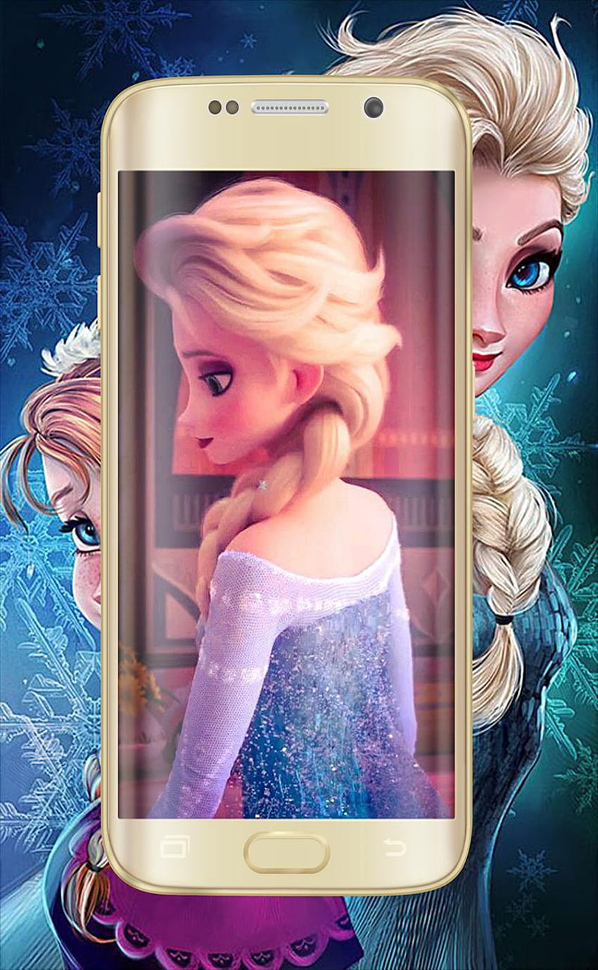 Elsa Frozen para Android, Rosa Elsa Frozen fondo de pantalla del teléfono