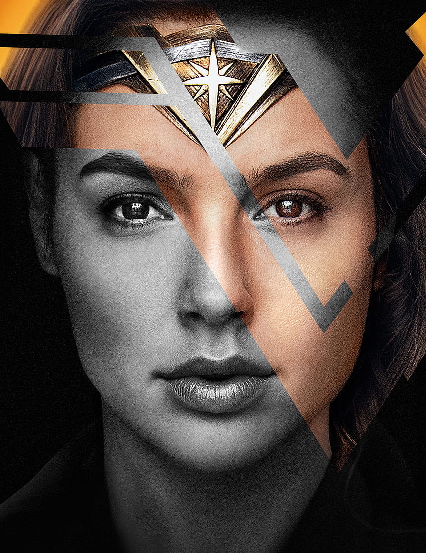 Wonder Woman, Gal Gadot, Liga Sprawiedliwości, aktorka Tapeta na telefon HD