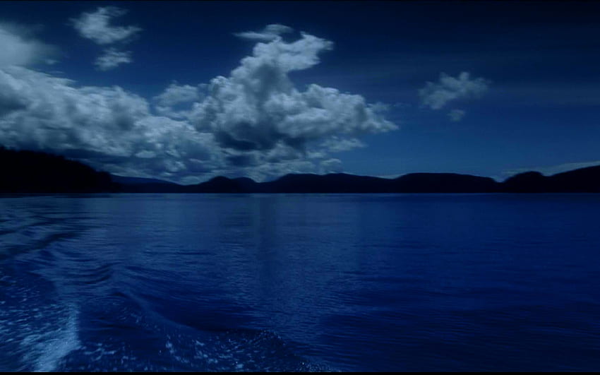 SCHÖNE NACHT, Nacht, Wolken, schön, Ozean HD-Hintergrundbild