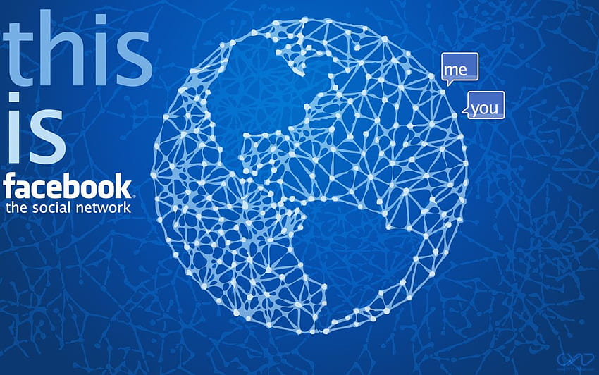 Brand and Logo : Facebook Network You and Me, The Social Network HD wallpaper