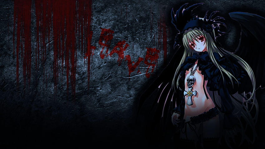 Karanlık Anime Kızı, Havalı Karanlık Anime Kızı HD duvar kağıdı