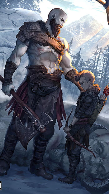 Kratos, Atreus, God of War  1920x1080 Wallpaper 