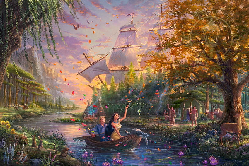 Thomas Kinkade Disney - . Thomas Kinkade Disney, Kinkade Disney, Disney papel de parede HD