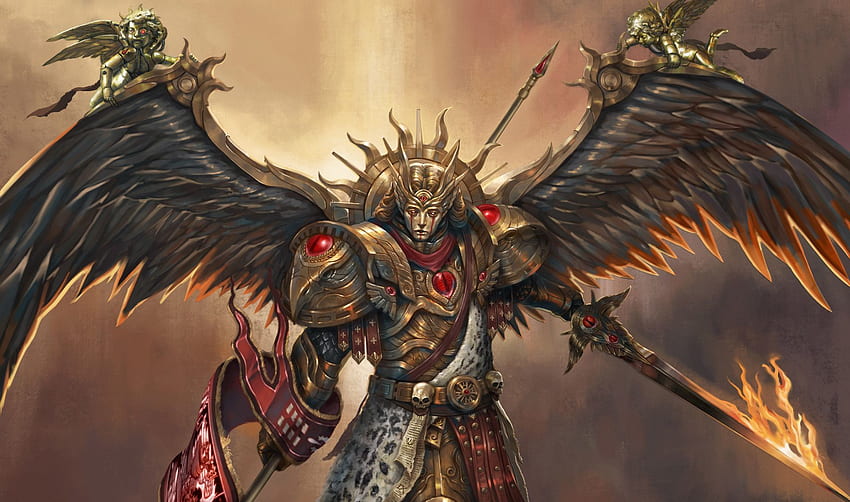 ArtStation - Warhammer 40k - Sanguinius, L J Koh. Warhammer, Warhammer 40k, Warhammer art, Blood Angels HD wallpaper