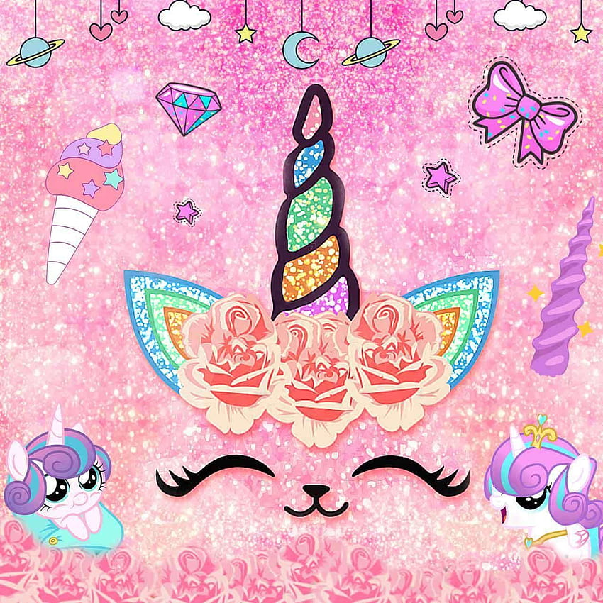 Flower Unicorn Cat for Android, Pusheen Cat Unicorn HD phone wallpaper