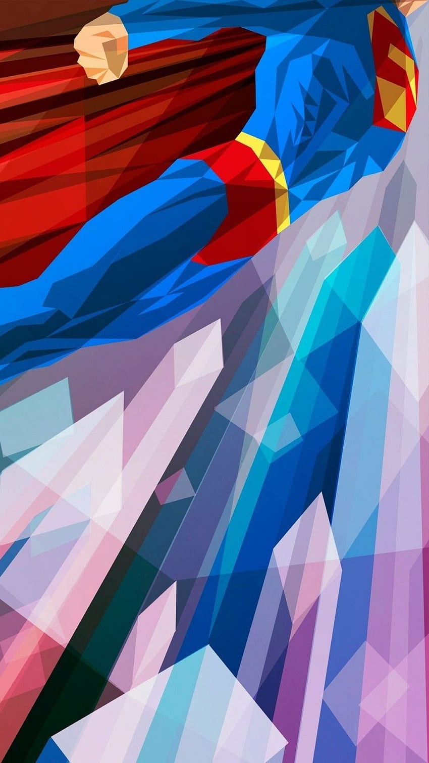 Abstrakter Superman - für Tech HD-Handy-Hintergrundbild