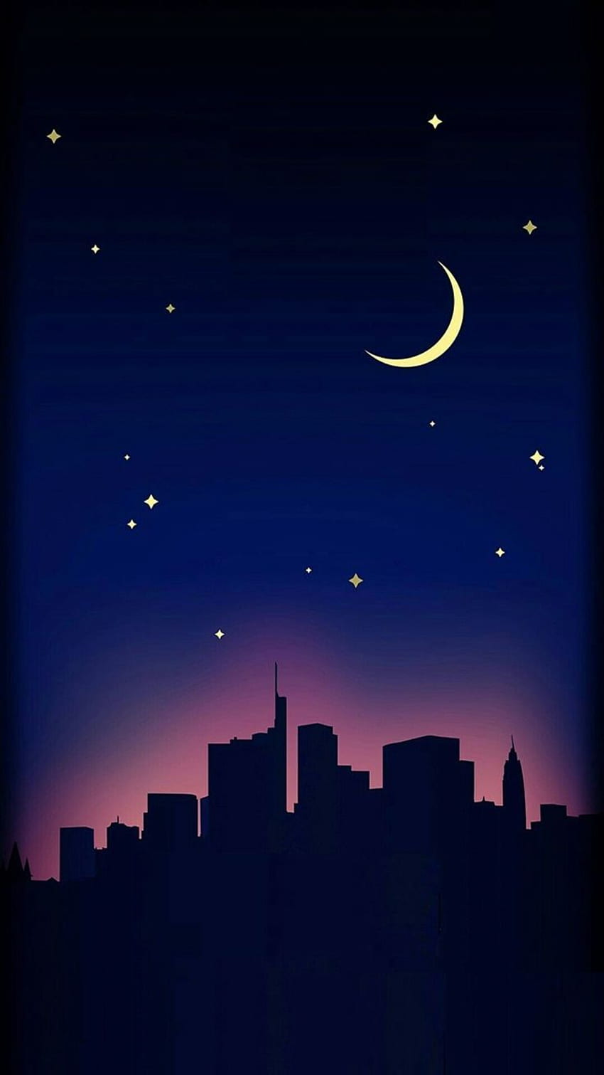 Moonlight city - Phone . Scenery , City iphone , Background phone HD phone wallpaper