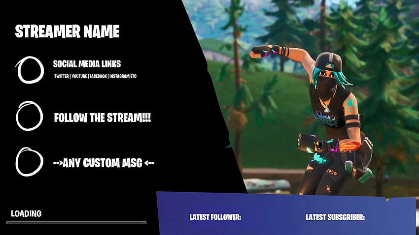 Make you a animated twitch be right back screen for fortnite HD wallpaper