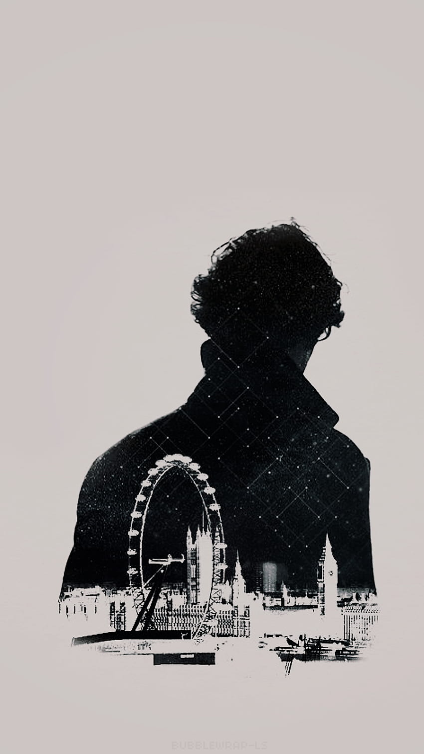 Sherlock Ästhetik, Sherlock Holmes Dark HD-Handy-Hintergrundbild