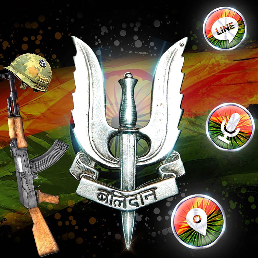 Индийска армия за Android, Balidan Badge HD тапет за телефон