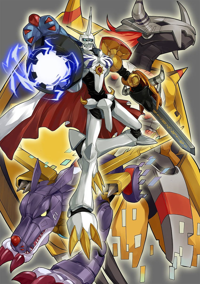 Digimon // デジモン: . Digimon, Digimon-Zähmer, Digimon-Saisons, Omnimon HD-Handy-Hintergrundbild
