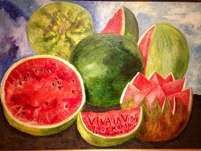 Veronica Roth - Gemeinsame Magie. Frida Kahlo-Gemälde, Wassermelonen-Gemälde, Kahlo-Gemälde HD-Hintergrundbild