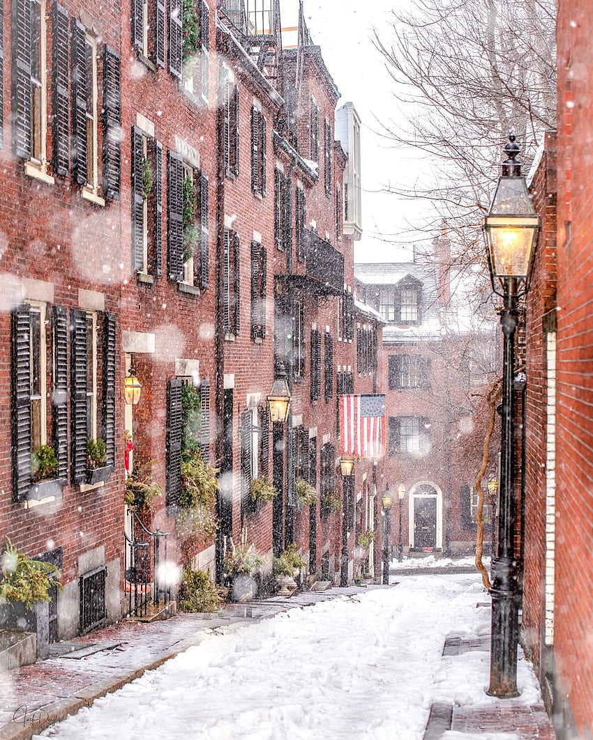 The 12 Most graphic Places in Boston, Boston Snow HD phone wallpaper